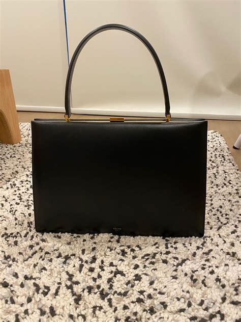 celine clasp bag ebay|old celine clasp bag.